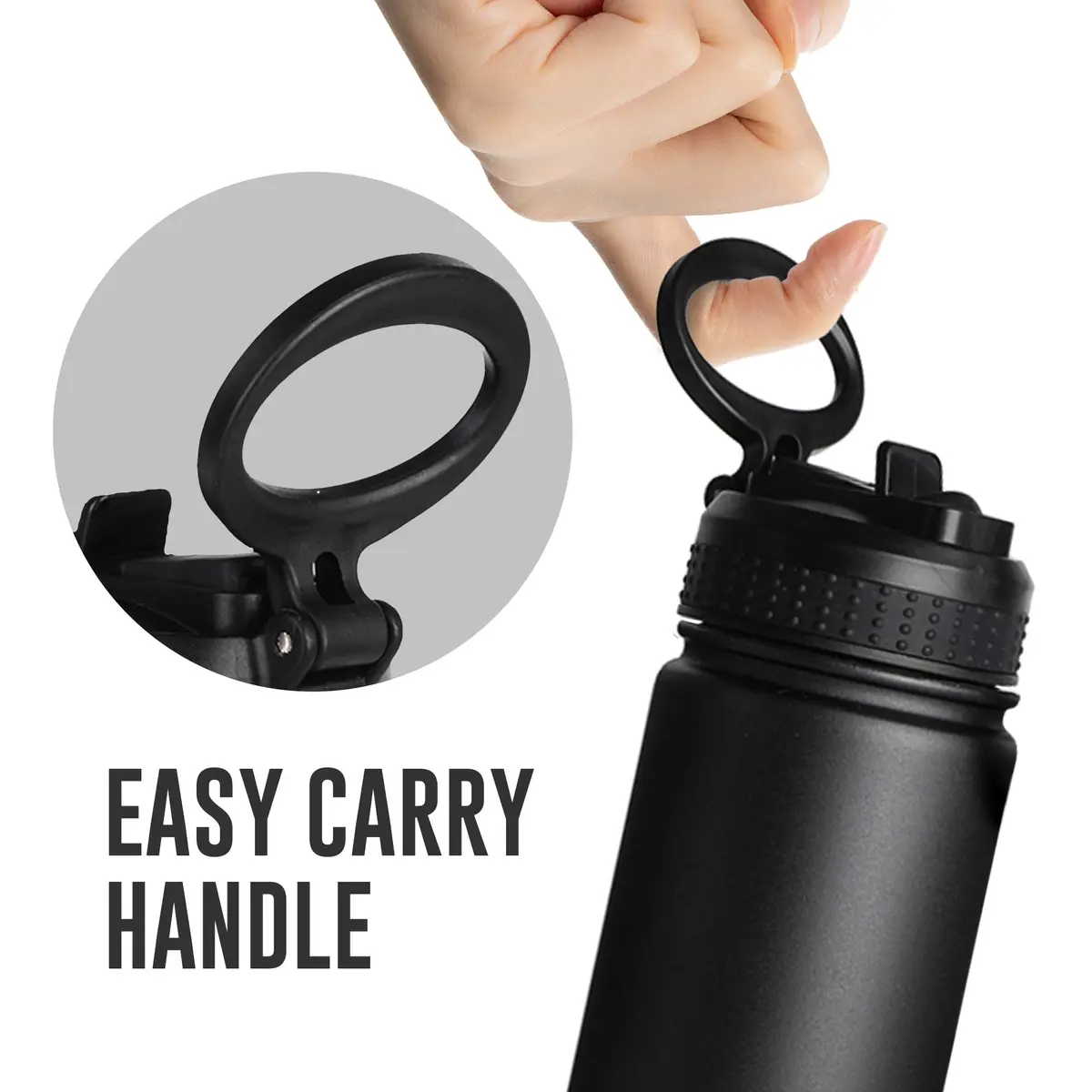 Life's Easy Stainless Steel Insulated Water Bottle - 18 oz | Hot & Cold Drinks - view 4
