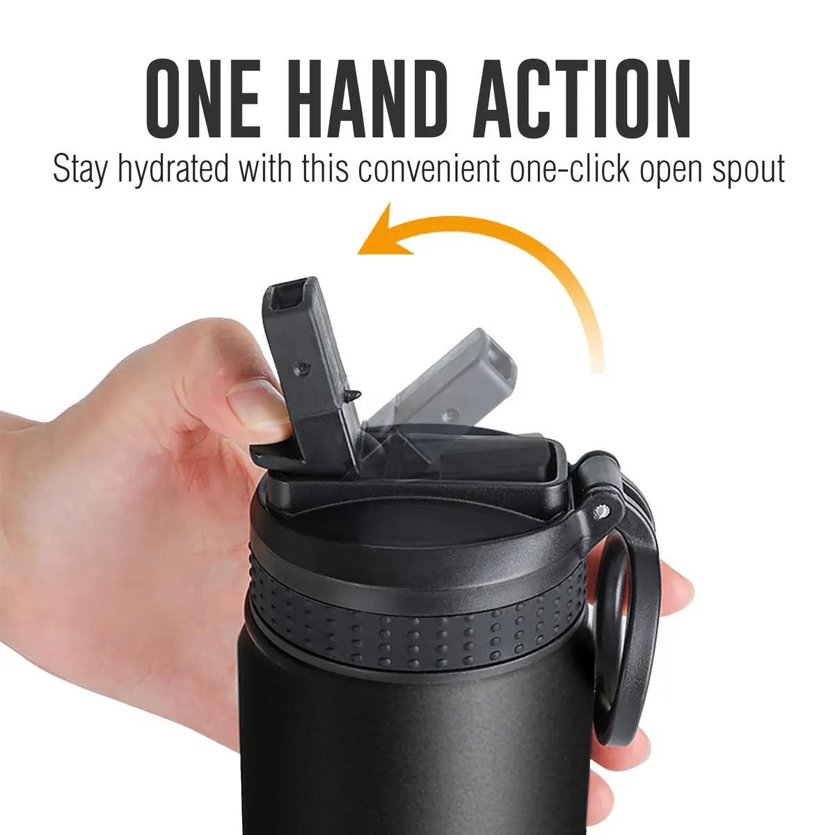 Life's Easy Stainless Steel Insulated Water Bottle - 18 oz | Hot & Cold Drinks - view 2