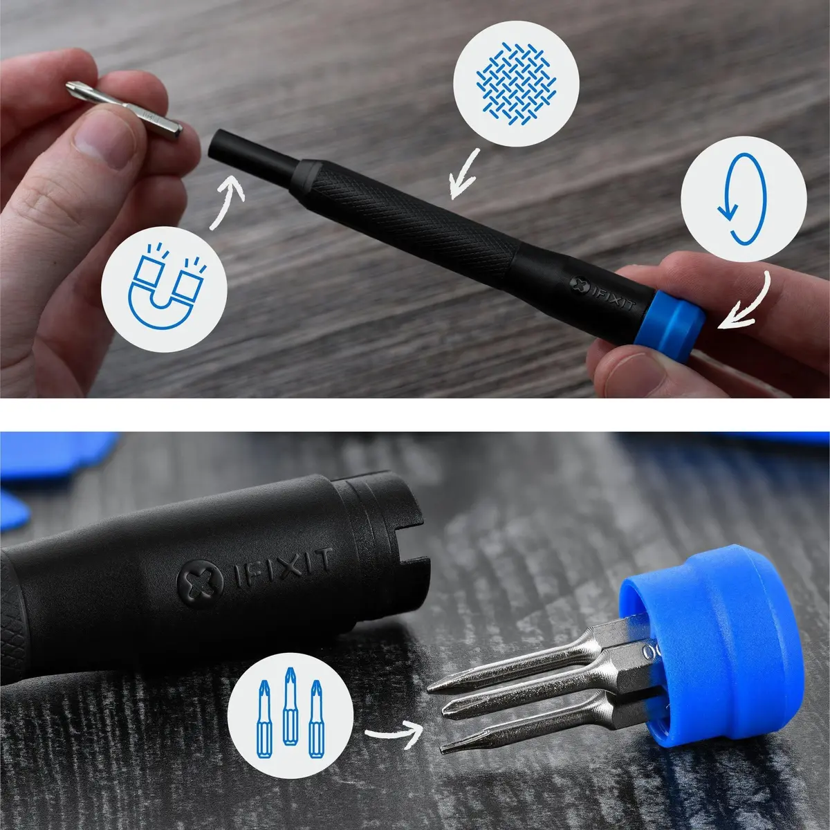 iFixit Moray Driver Kit - 32 Precision Bits for Electronics | Compact, Complete, Durable - view 5