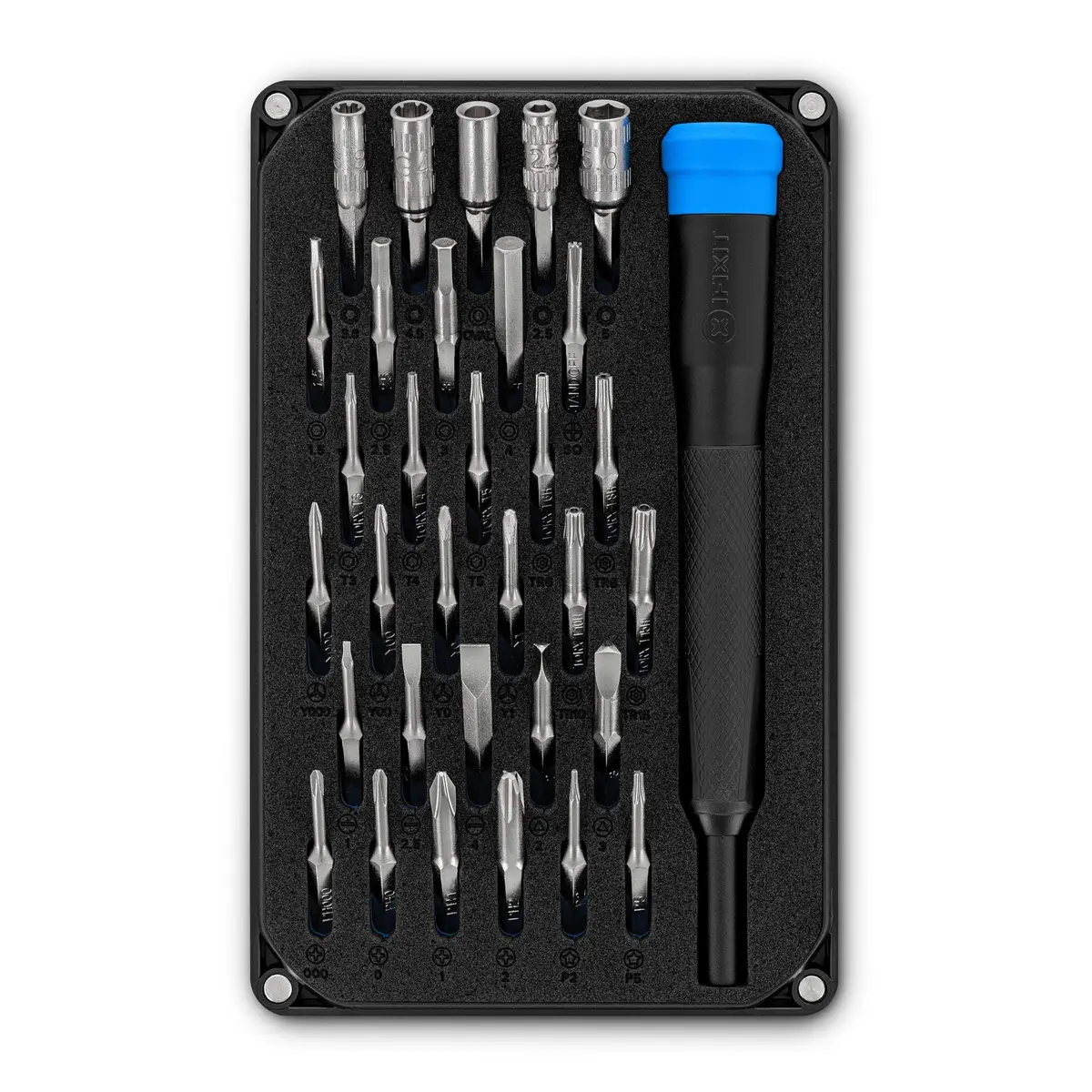 iFixit Moray Driver Kit - 32 Precision Bits for Electronics | Compact, Complete, Durable - main product image