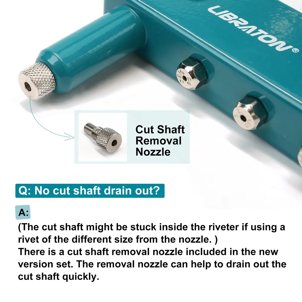 LIBRATON Heavy Duty Rivet Gun Kit with 80 Rivets & 4 Drill Bits | All-Steel Construction - view 7
