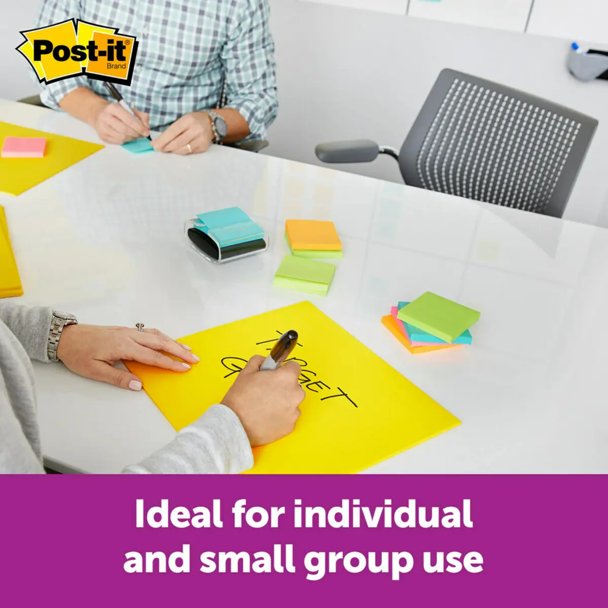 Post-it Super Sticky Big Notes, 11 x 11 Inch, Pack of 6 Pads | Bright Yellow, 30 Sheets/Pad - view 5