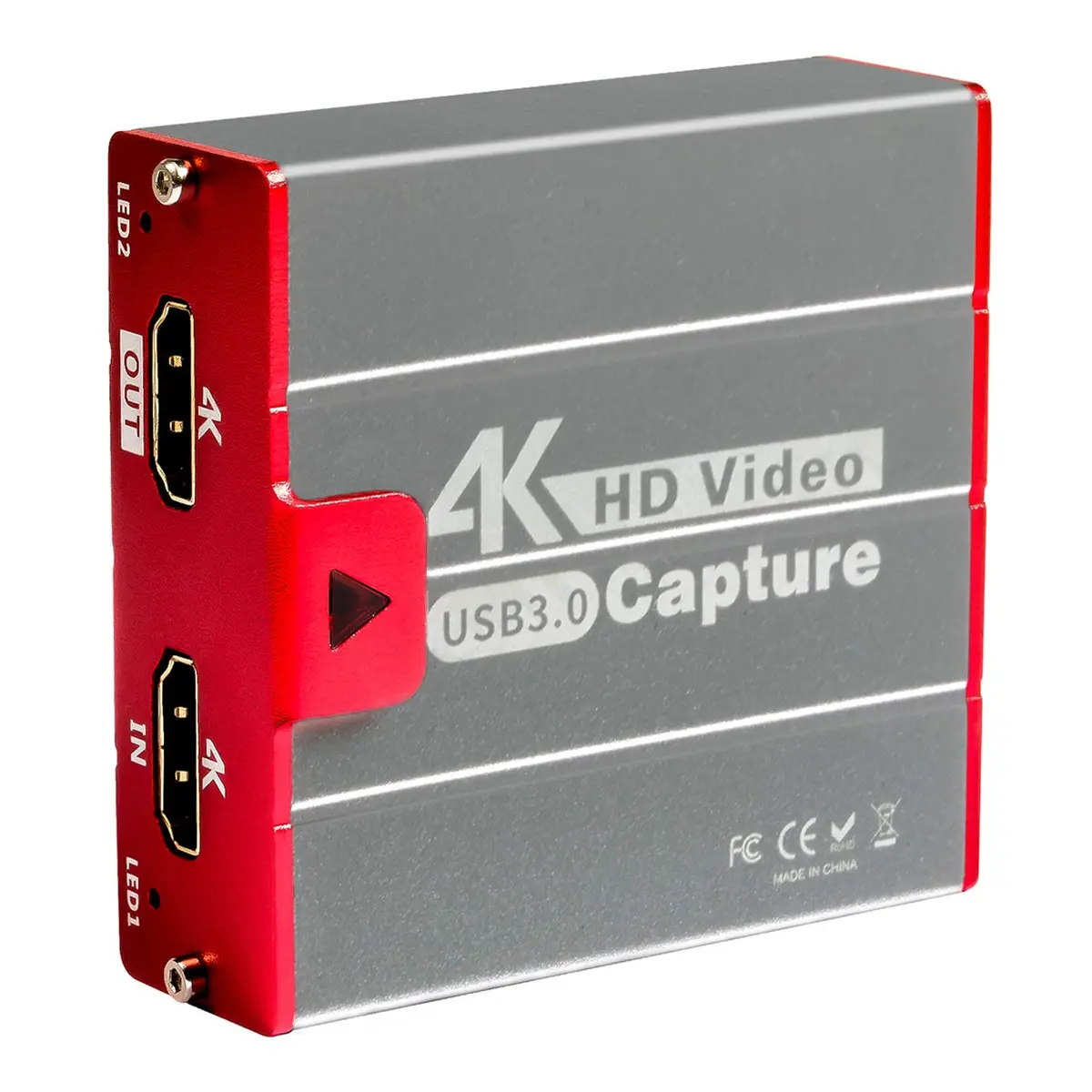 Mirabox USB3.0 4K HDMI Video Capture Card HSV3202, 1080p@60fps, 105g (3.7oz) | Zero Latency HDMI Passthrough for OBS Twitch Streaming - main product image