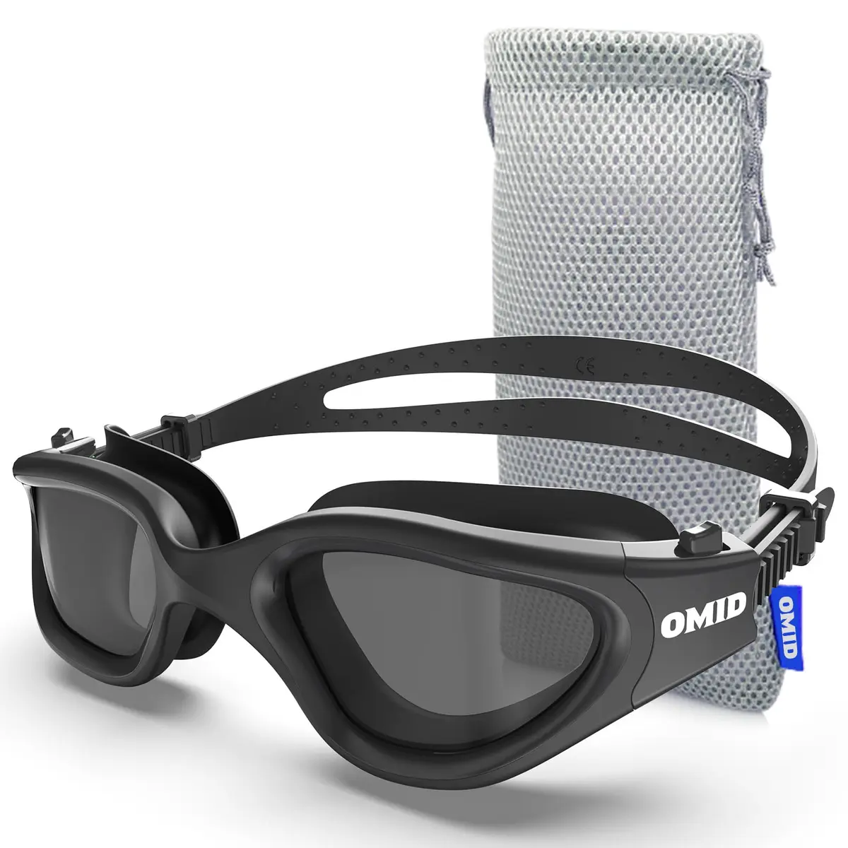 OMID Polarized Swim Goggles for Adults | 180° Wide View Anti-Fog - main product image