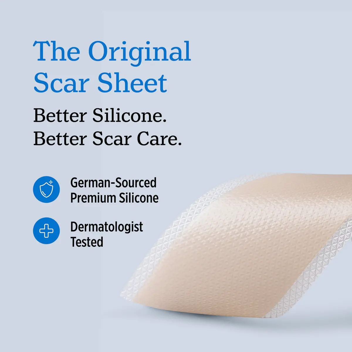 NUVADERMIS Silicone Scar Sheets for Surgical & Old Scars | Hydrating, Comfortable & Dermatologist Tested - view 2