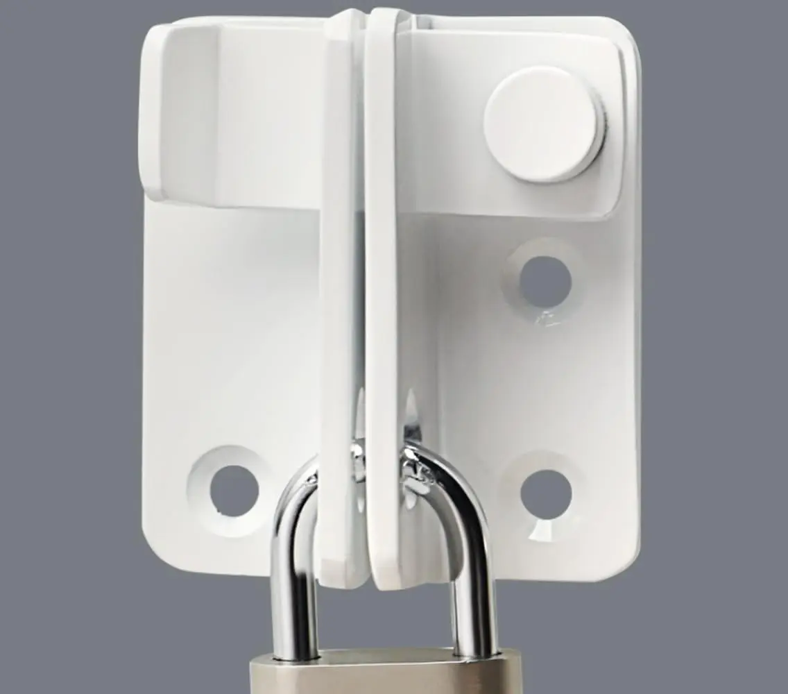 Alise Flip Latch Gate Latches Slide Bolt Lock for Barn & Garden | Stainless Steel White - main product image