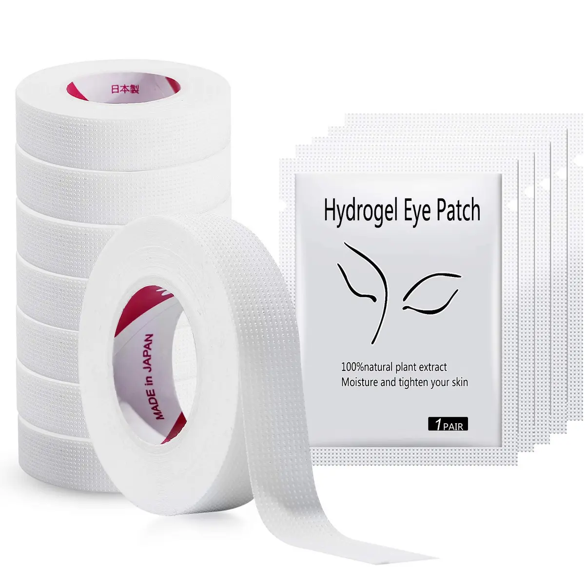 JASSINS Eyelash Tape,Adhesive Fabric,9m x 0.47in | Breathable, Portable, Salon-Quality - main product image