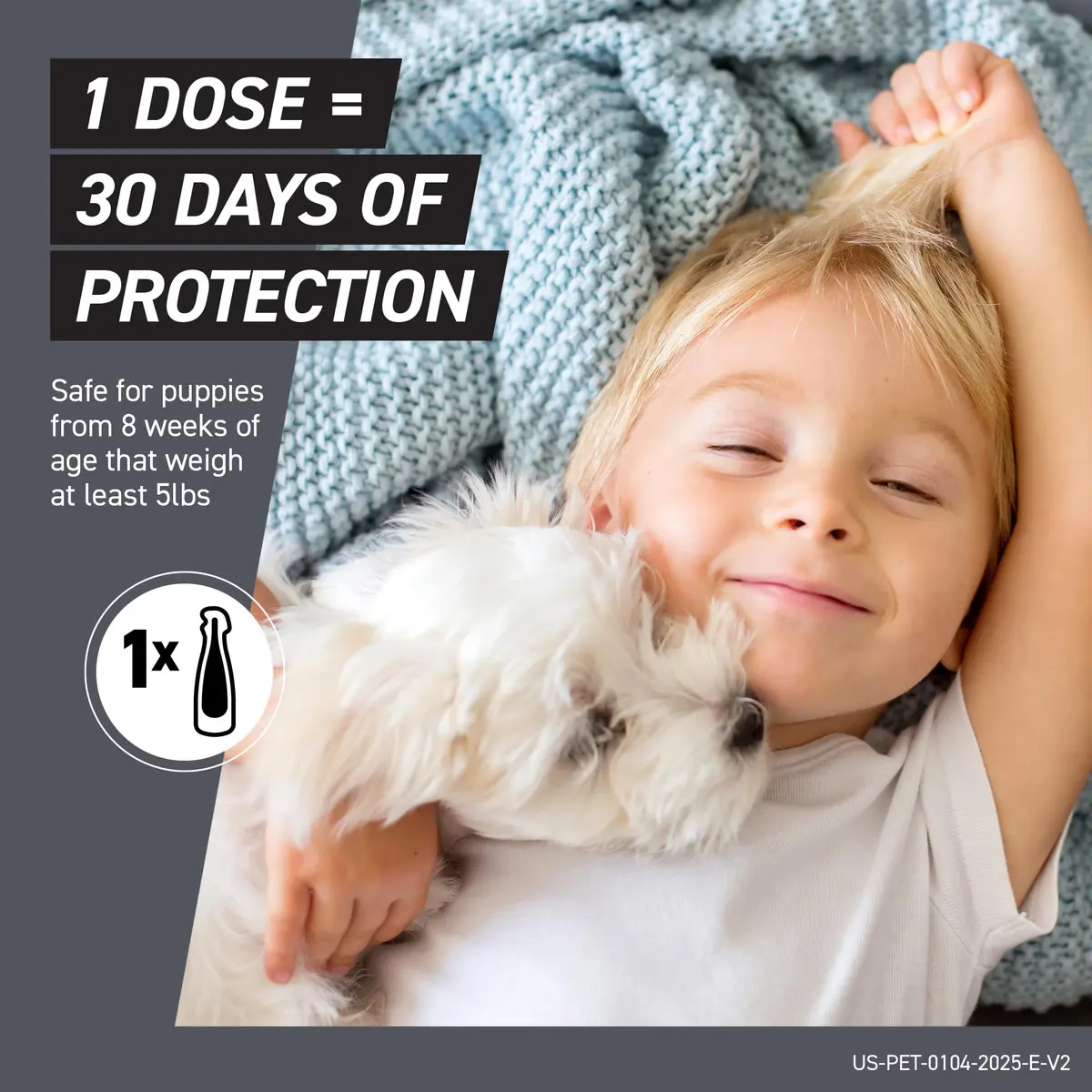 Frontline Shield Flea & Tick Treatment for Large Dogs 41-80 lbs. | Waterproof Monthly Protection - view 6