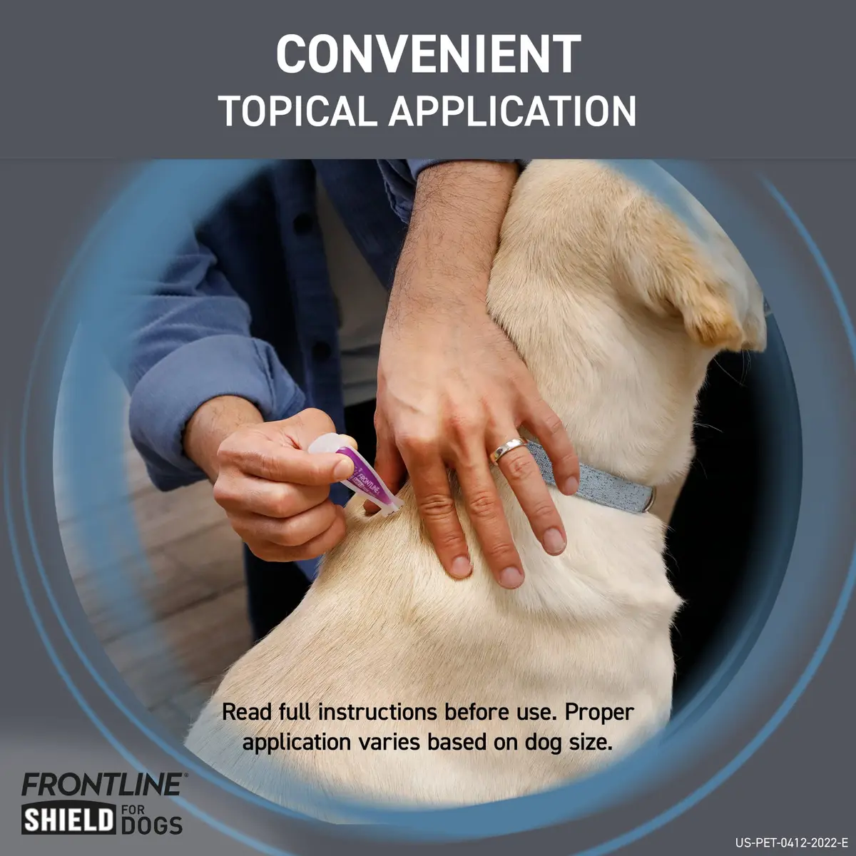 Frontline Shield Flea & Tick Treatment for X-Large Dogs 81-120 lbs | Waterproof, 30-Day Protection - view 6