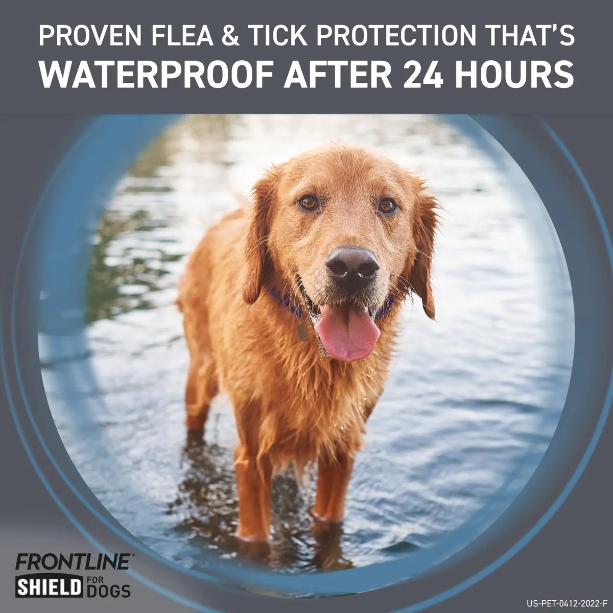 Frontline Shield Flea & Tick Treatment for X-Large Dogs 81-120 lbs | Waterproof, 30-Day Protection - view 7