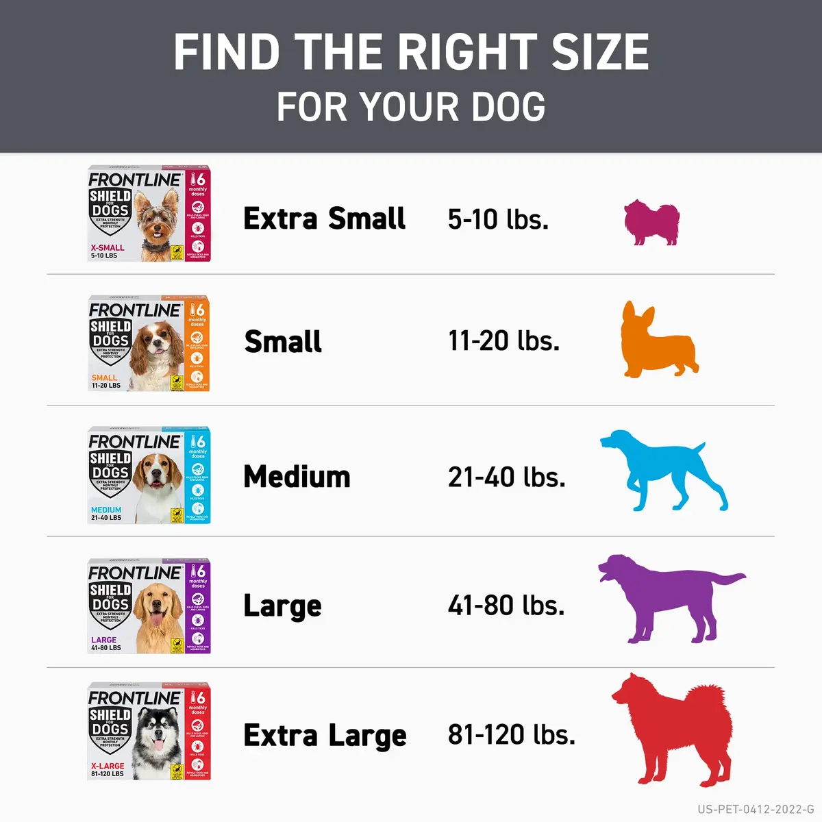 Frontline Shield Flea & Tick Treatment for X-Large Dogs 81-120 lbs | Waterproof, 30-Day Protection - view 8