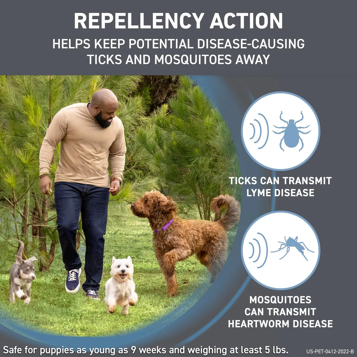 Frontline Shield Flea & Tick Treatment for X-Large Dogs 81-120 lbs | Waterproof, 30-Day Protection - view 3
