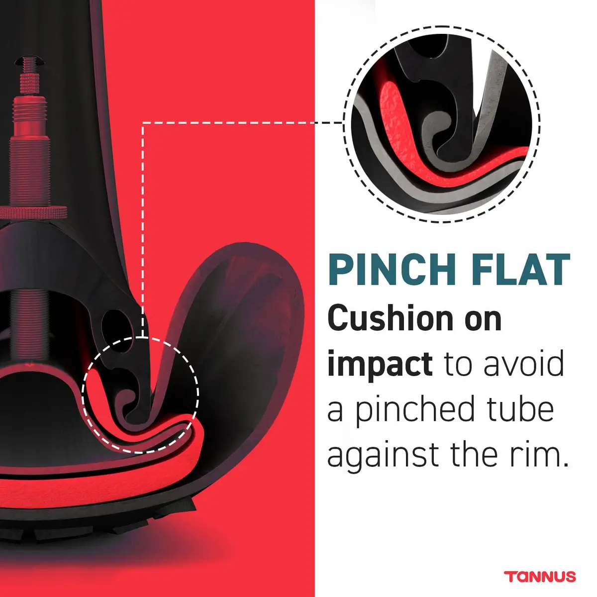 Tannus Armour Tire Insert 26" x 4.0-4.8" | Puncture & Impact Support for MTB & E-Bikes - view 5