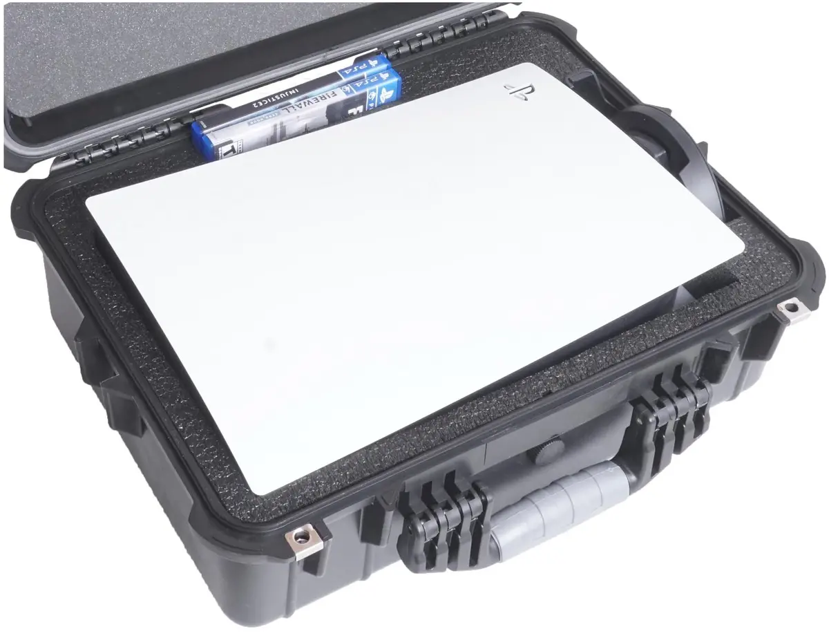 Case Club Waterproof PS5 Console Case for Gen 1 Disc/Digital & Accessories | Watertight, Crushproof, TSA Approved - main product image