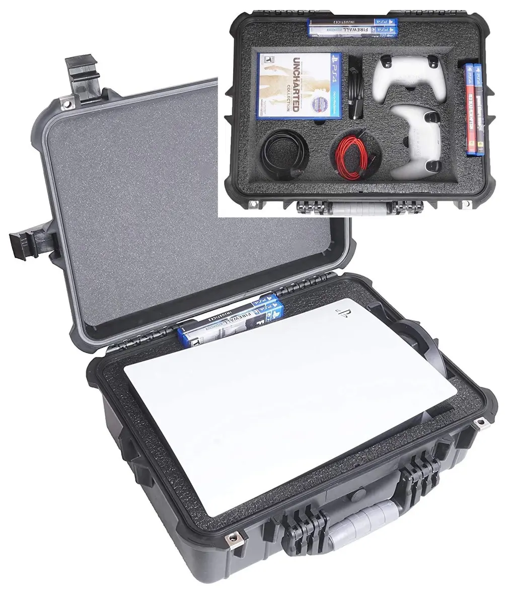 Case Club Waterproof PS5 Console Case for Gen 1 Disc/Digital & Accessories | Watertight, Crushproof, TSA Approved - view 2