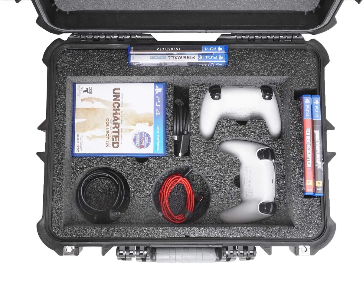 Case Club Waterproof PS5 Console Case for Gen 1 Disc/Digital & Accessories | Watertight, Crushproof, TSA Approved - view 4