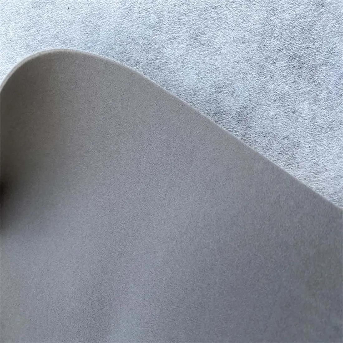 CHENGZHG Gray Self-Adhesive Velvet Fabric Liner 45cm x 200cm (17.7" x 78.7") | Protects Surfaces from Scratches - view 2