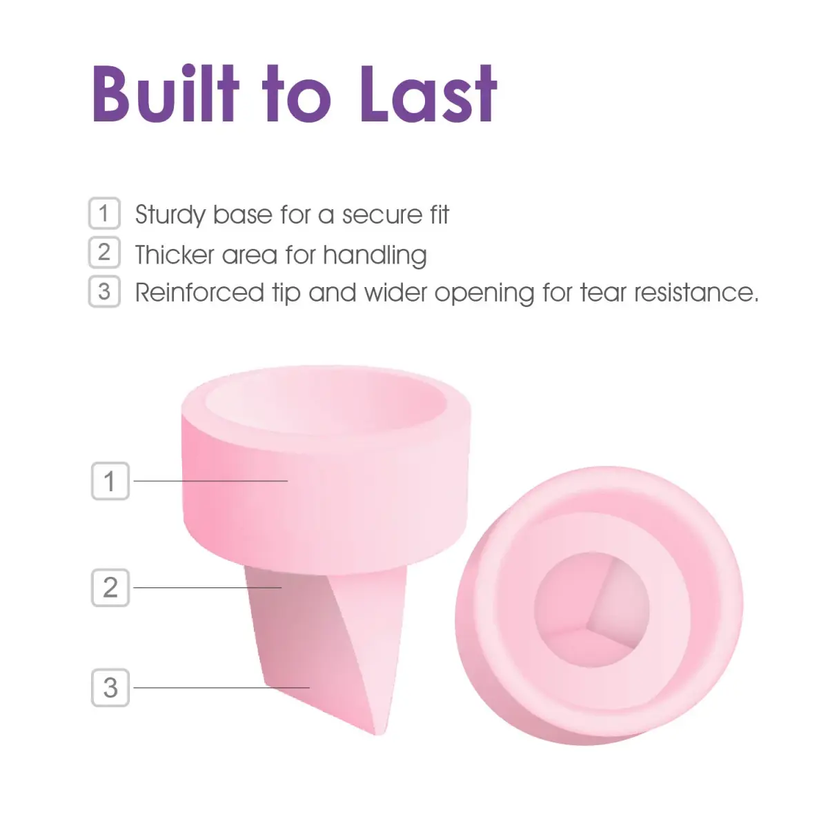 Maymom Duckbill Valves for Spectra S1 S2 9 Plus 5ct (Pink) | BPA-Free Silicone Replacement Parts - view 3
