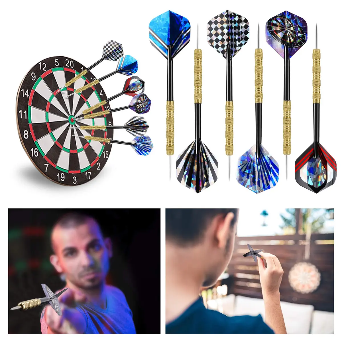 Accmor Metal Tip Darts, Steel Tip Darts, 14g Professional Metal Darts, 18 pcs | Durable, Precise Control for All Skill Levels - view 7