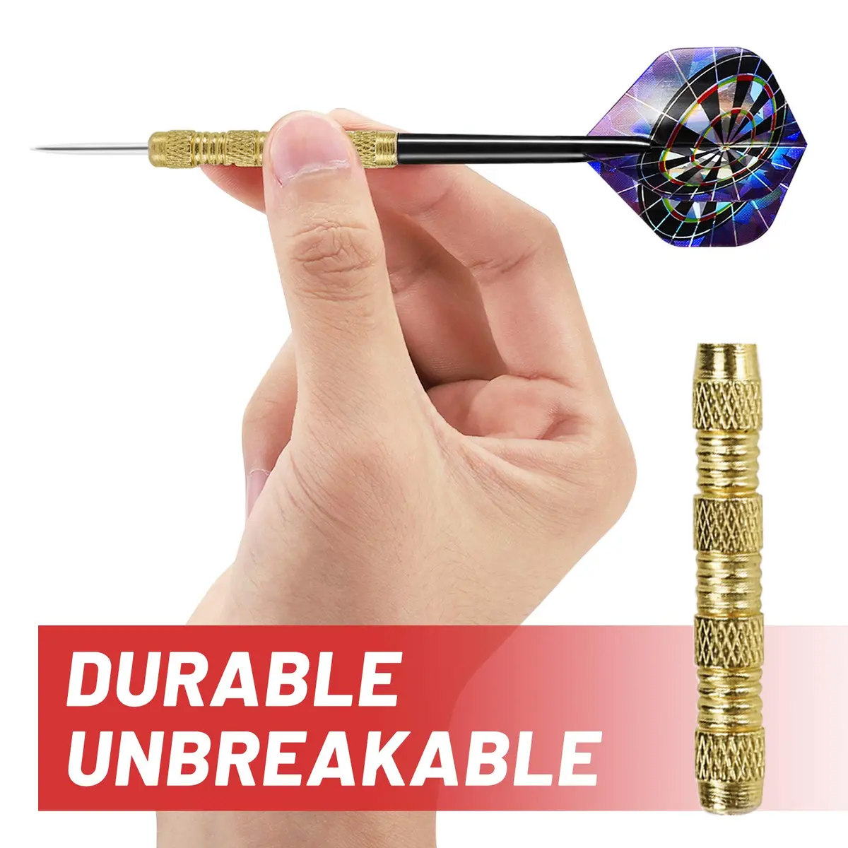 Accmor Metal Tip Darts, Steel Tip Darts, 14g Professional Metal Darts, 18 pcs | Durable, Precise Control for All Skill Levels - view 4