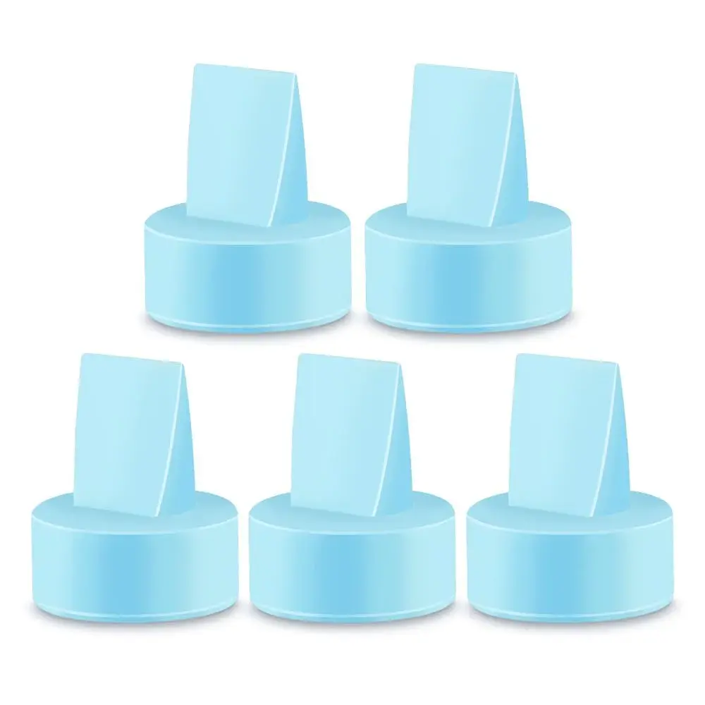 Maymom Blue Duckbill Valves for Spectra S1 S2 Pumps, 5 Count | BPA-Free Silicone Replacement Parts - main product image