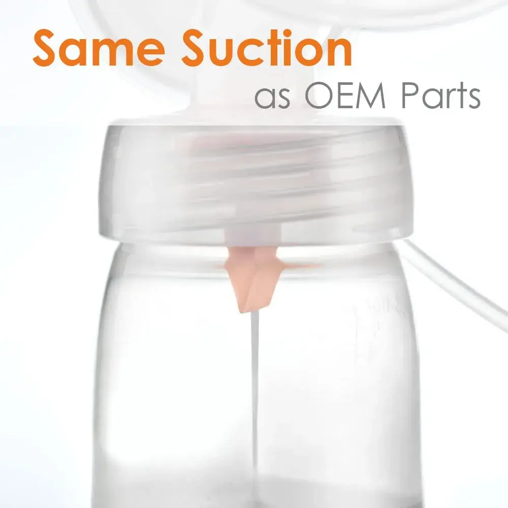 Maymom Duckbill Valves for Spectra S1 S2 9 Plus Dew 350 Orange 5ct | BPA-Free Replacement Parts for Breast Pumps - view 5
