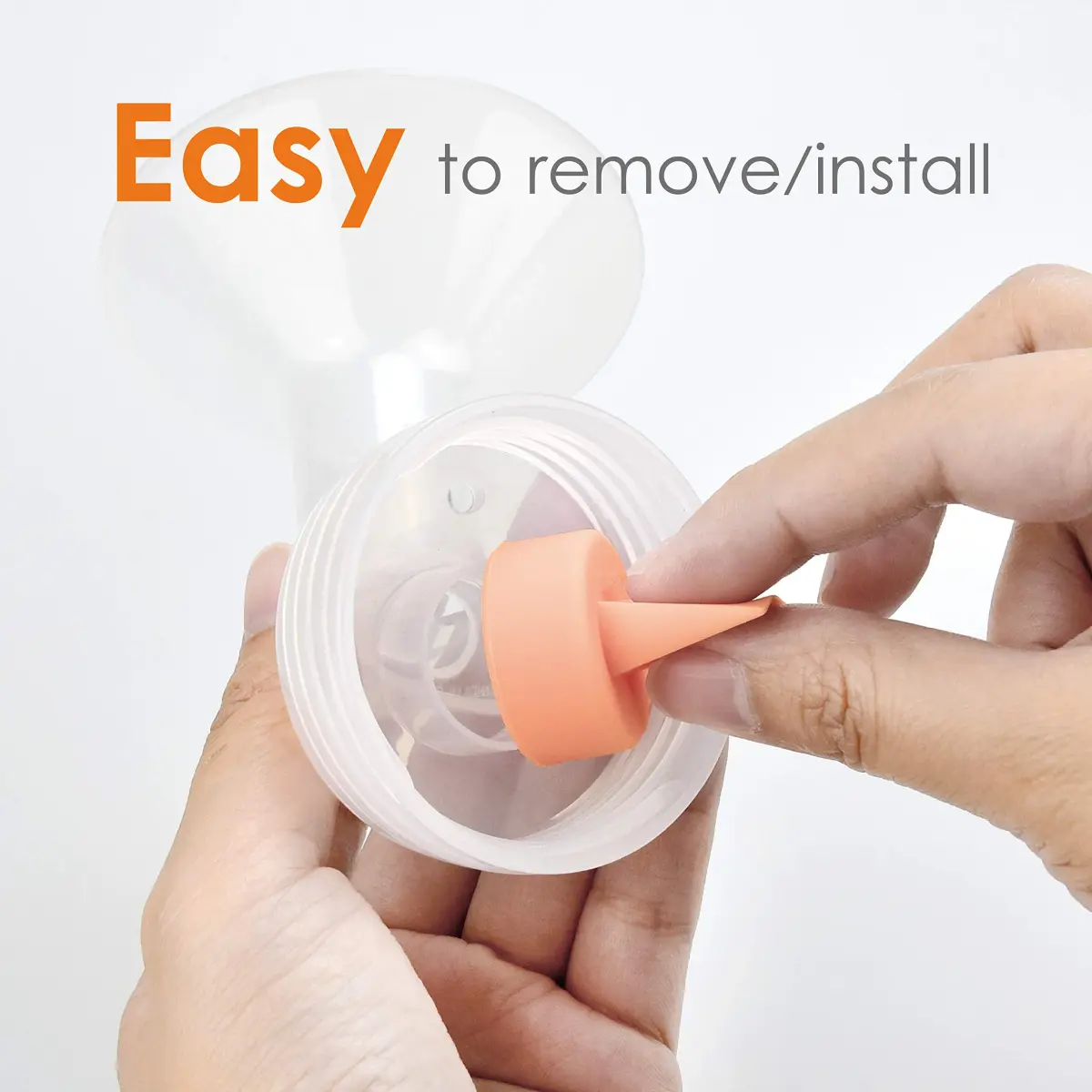 Maymom Duckbill Valves for Spectra S1 S2 9 Plus Dew 350 Orange 5ct | BPA-Free Replacement Parts for Breast Pumps - view 6