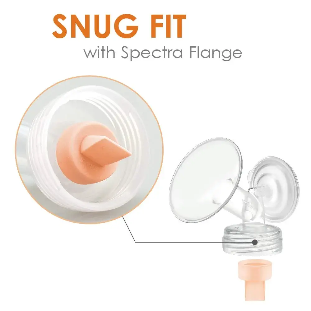 Maymom Duckbill Valves for Spectra S1 S2 9 Plus Dew 350 Orange 5ct | BPA-Free Replacement Parts for Breast Pumps - view 3