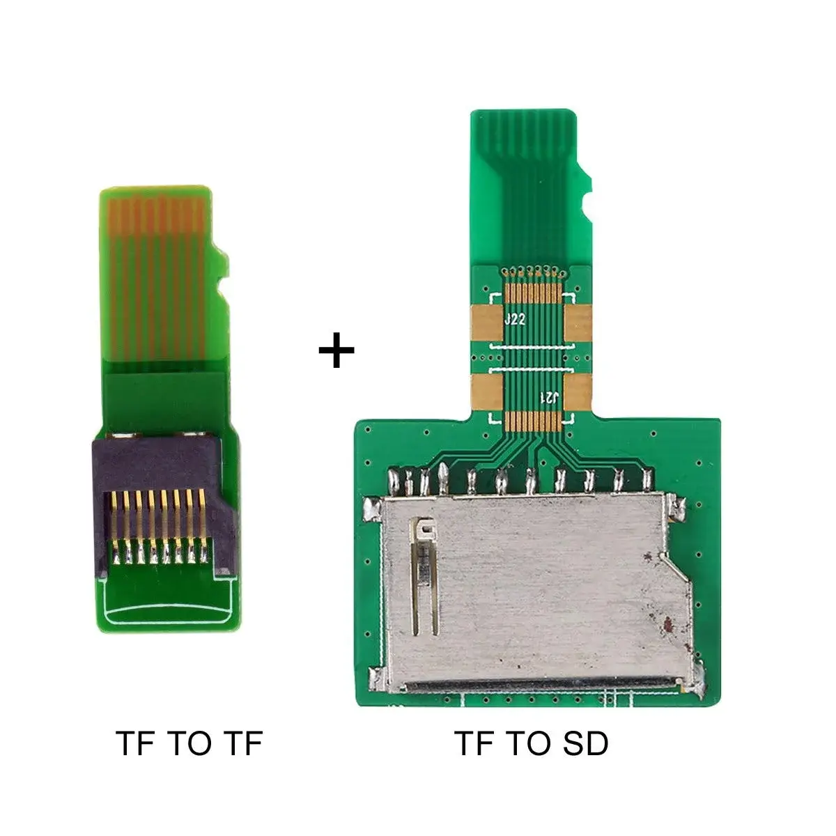 cablecc SD TF Card Socket Female to Micro-SD TF Male Memory Card Kit Extension Adapter | Testing Tools Extender - view 5