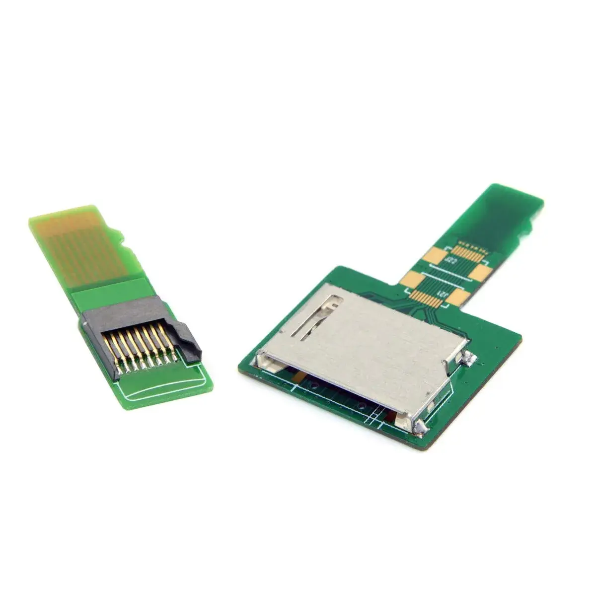 cablecc SD TF Card Socket Female to Micro-SD TF Male Memory Card Kit Extension Adapter | Testing Tools Extender - main product image