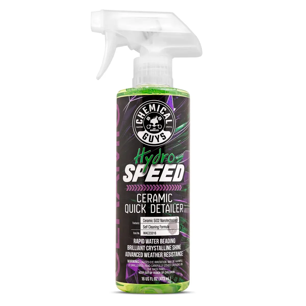 Chemical Guys HydroSpeed Ceramic Quick Detailer Spray 16 oz | Hydrophobic Gloss & Protection - main product image