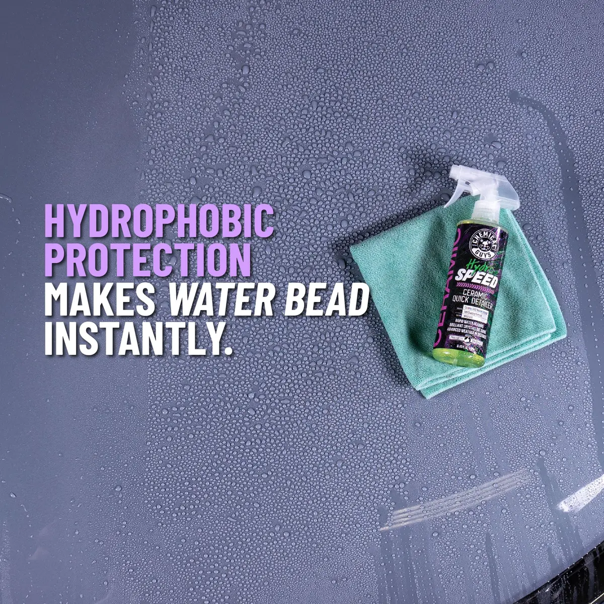 Chemical Guys HydroSpeed Ceramic Quick Detailer Spray 16 oz | Hydrophobic Gloss & Protection - view 3
