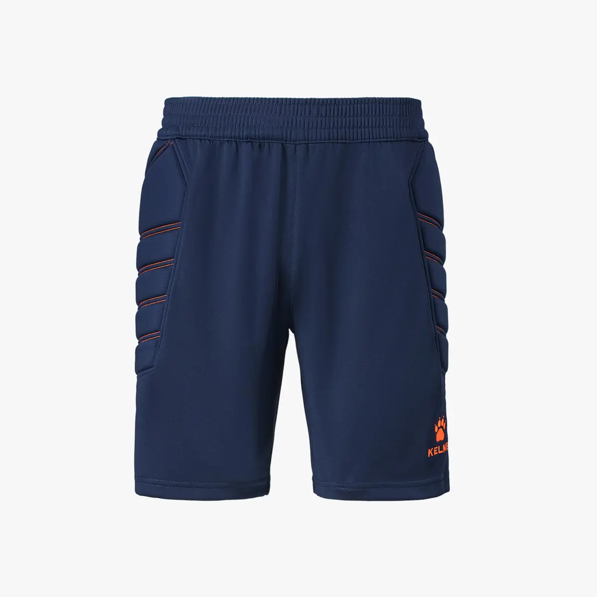 KELME Kid's Goalkeeper Shorts - Padded Soccer Goalie Shorts, Size 8, Blue/Orange | Breathable, Padded & Quick Dry - view 4