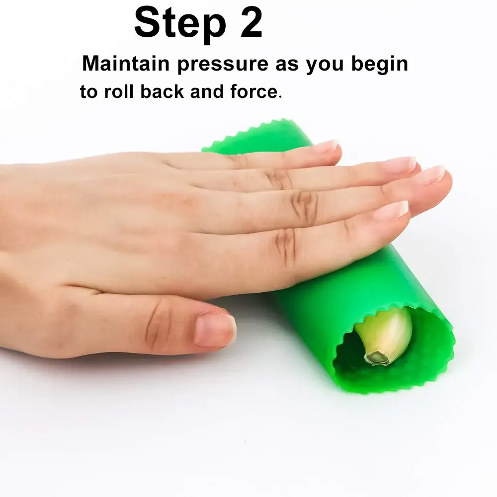 Sinnsally Silicone Garlic Peeler Roller Keeper | 25g (0.88 oz) | Easy Quick Garlic Peeling Kitchen Tool - view 3