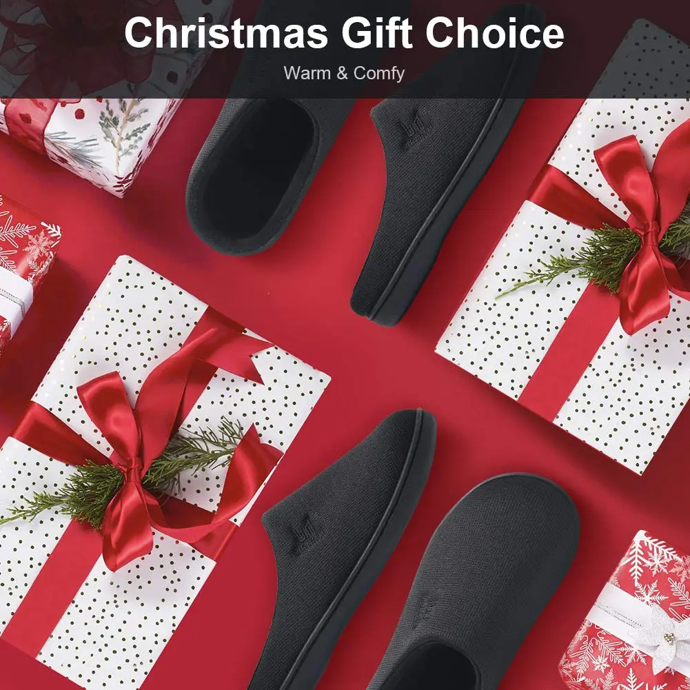 MAIITRIP Men's Memory Foam Slippers Size 16-17 | Indoor Outdoor Non Slip House Shoes - view 6
