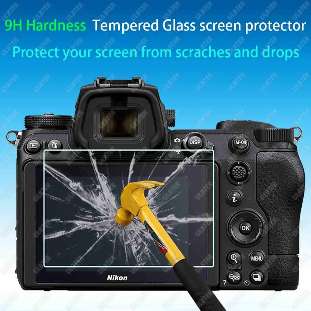 ULBTER Screen Protector for Nikon Z6 II Z7 II 0.3mm 9H Hardness | HD Clarity & Bubble-Free Fit - view 4