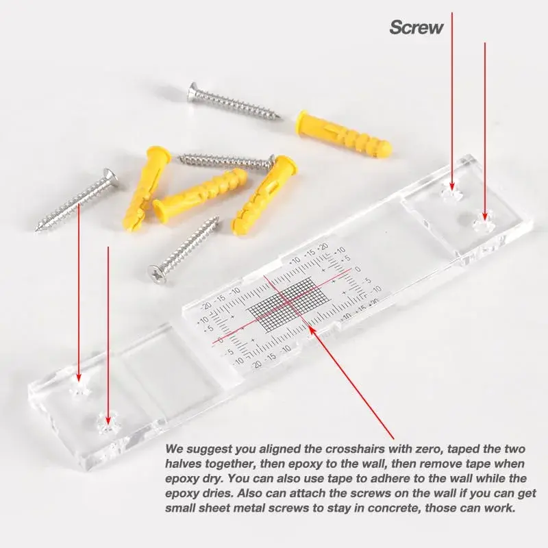 Mountlaser Standard Tell-Tale Crack Monitor 10PCS | Precision Measurement Tool for Wall Crack Evolution - view 4