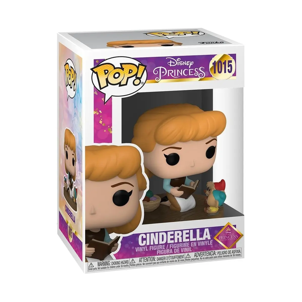 Funko POP! Disney: Ultimate Princess - Cinderella Vinyl Figurine 9.5cm | Collectible Pop Culture Item - main product image