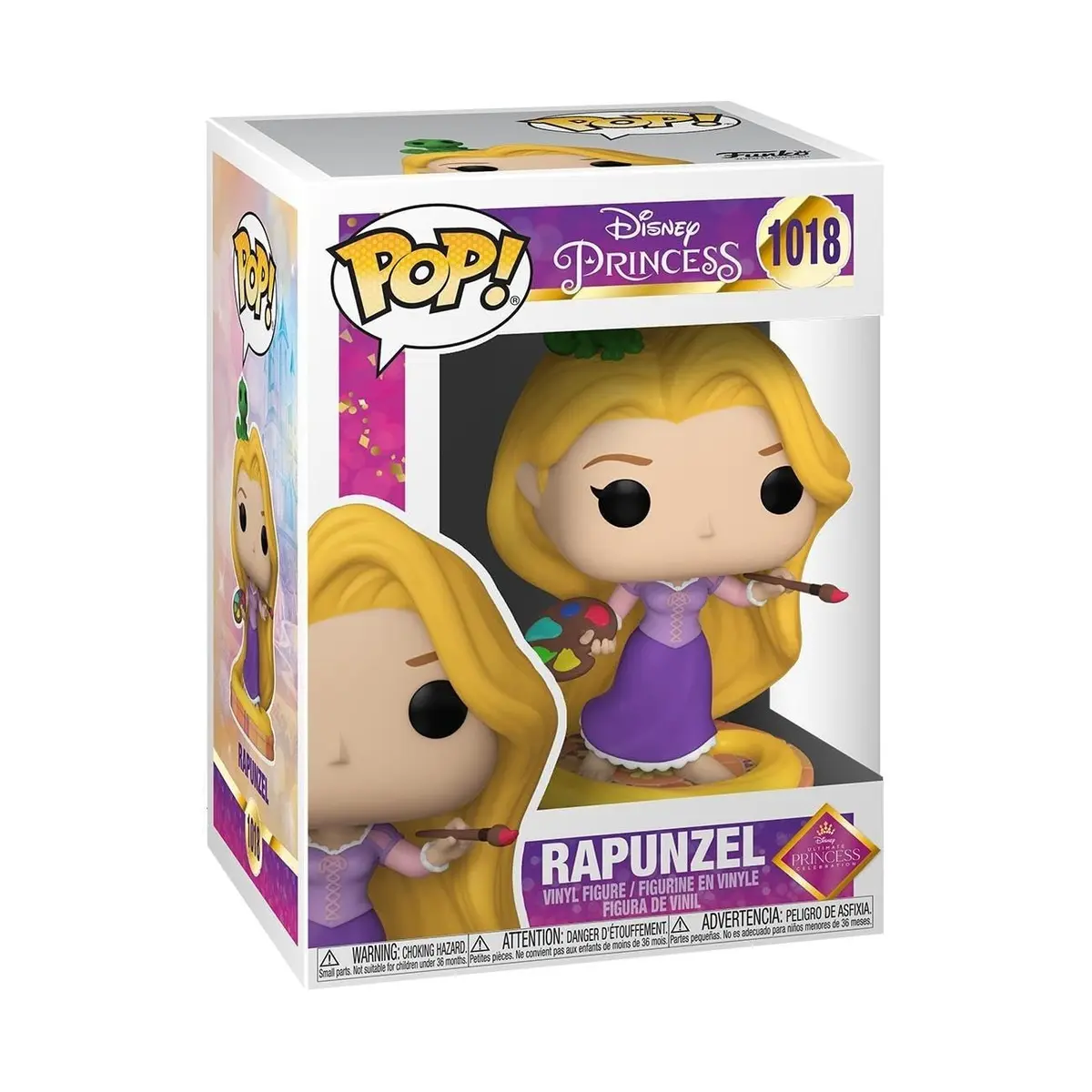Funko POP! Disney Princesses: Tangled - Rapunzel | 5-inch Vinyl Figurine for Collectors & Fans - main product image