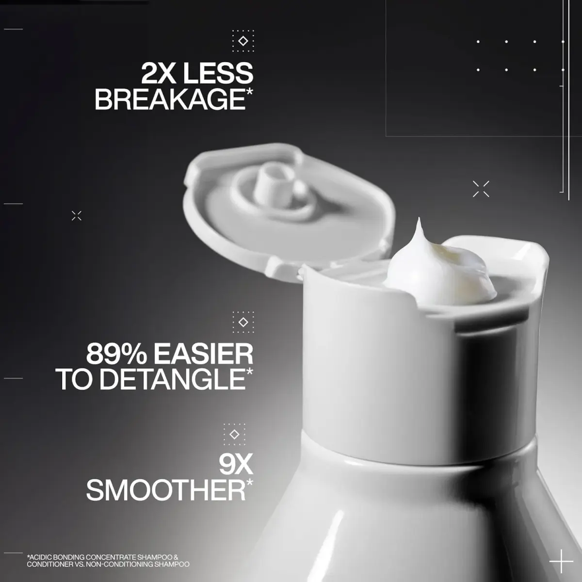 Redken Acidic Bonding Concentrate Shampoo – For Damaged Hair, 50ml (1.7 Fl Oz) | Repairs Weakened Bonds - view 2