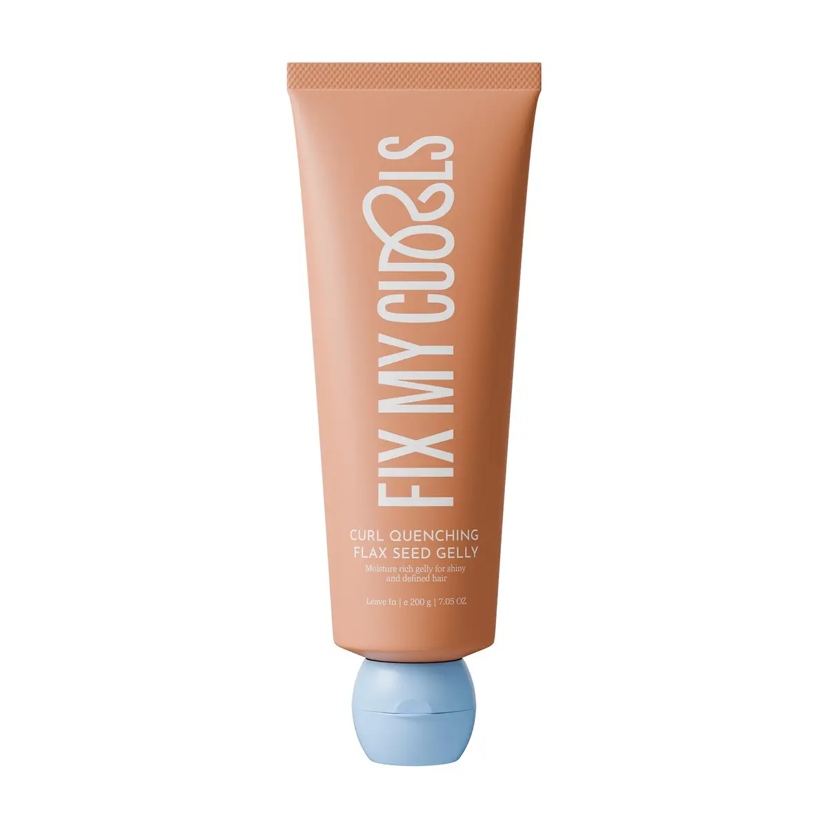 FIX MY CURLS Curl Quenching Flax Seed Gelly For Curly And Wavy Hair, 210ml (7.05 Fl Oz) | Vegan, Cruelty-Free, Protein-Free Styling Gel - main product image