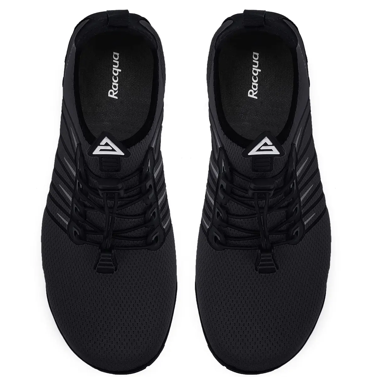 Racqua Water Shoes Quick Dry Barefoot Aqua Sport Beach Swim Surf Diving for Men Women 9 Women/8 Men | Lightweight, Breathable Mesh, Non-slip Grip - view 3