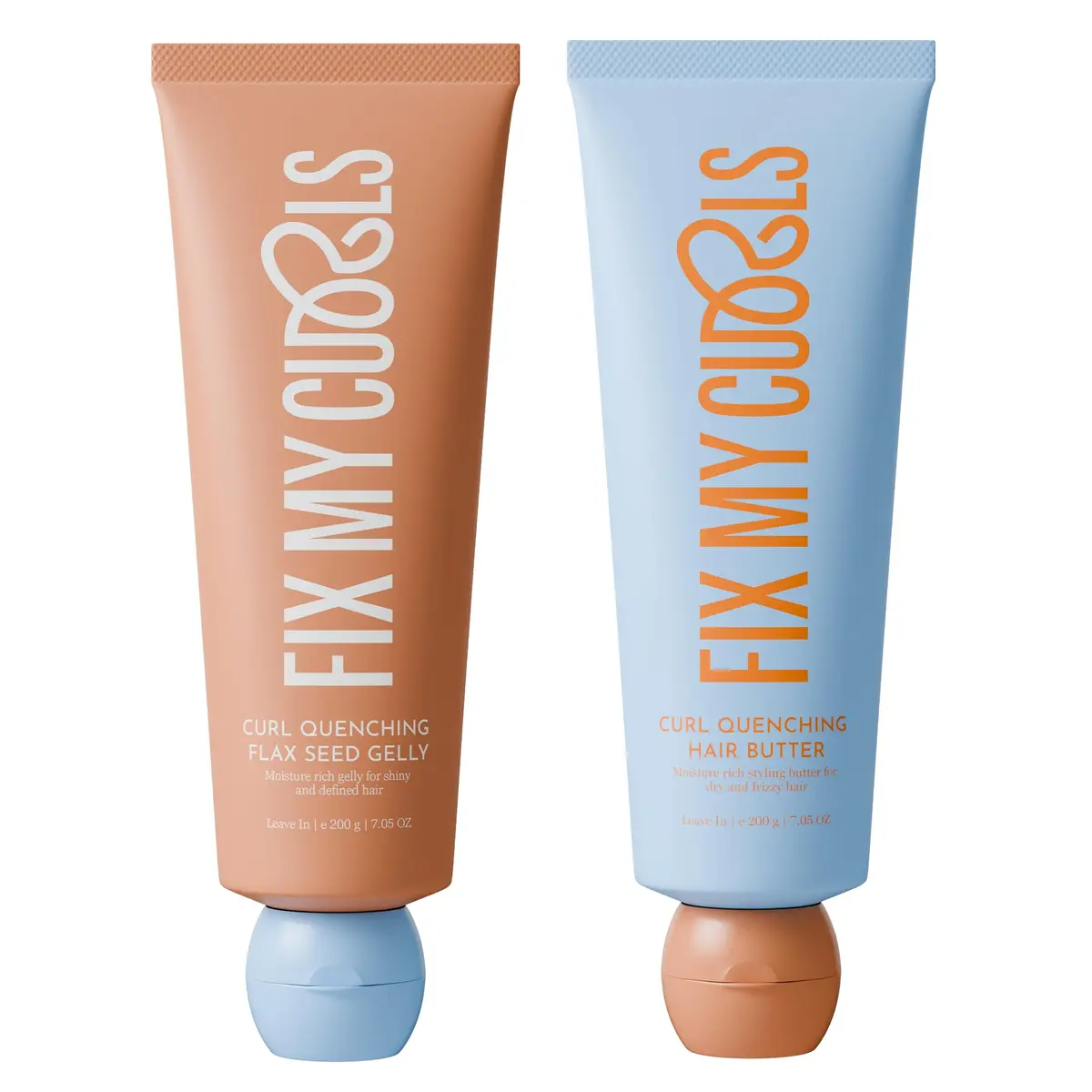 Fix My Curls Curl Quenching Moisture Styling Duo 410ml (14.1 Fl Oz) | Vegan, Toxin-Free Curl Activator for Wavy, Dry, Frizzy Hair - main product image
