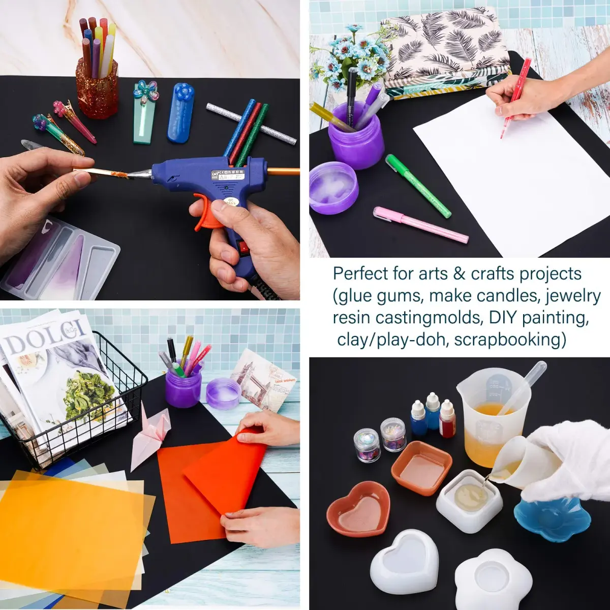 Gartful Oversize Silicone Mat 70cm x 50cm (27.6" x 19.7") | Protects Surfaces from Crafts & Heat - view 5