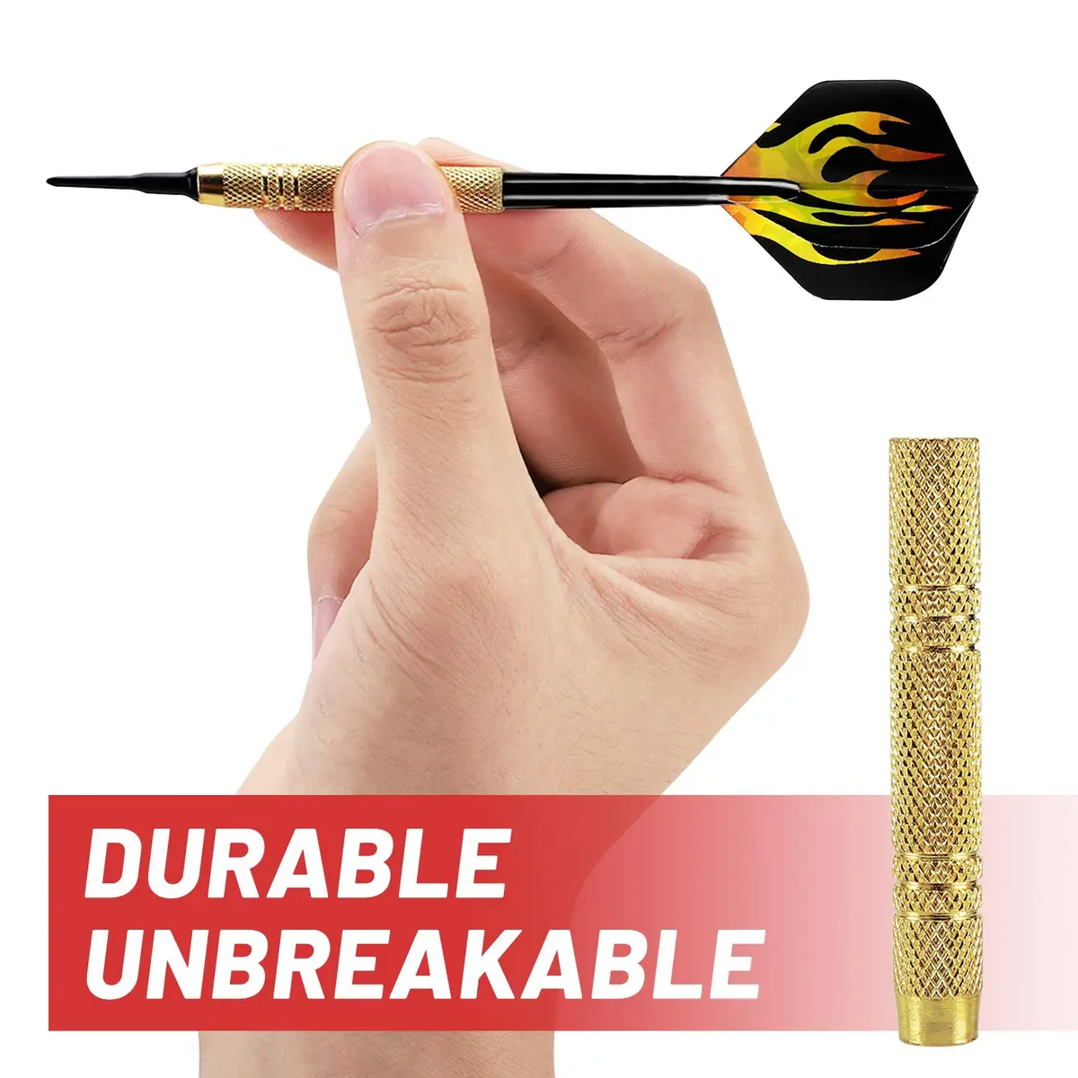 Accmor Soft Tip Darts Set 14g | 12 Pcs + Extra Tips for Electronic & Plastic Dartboards - view 3