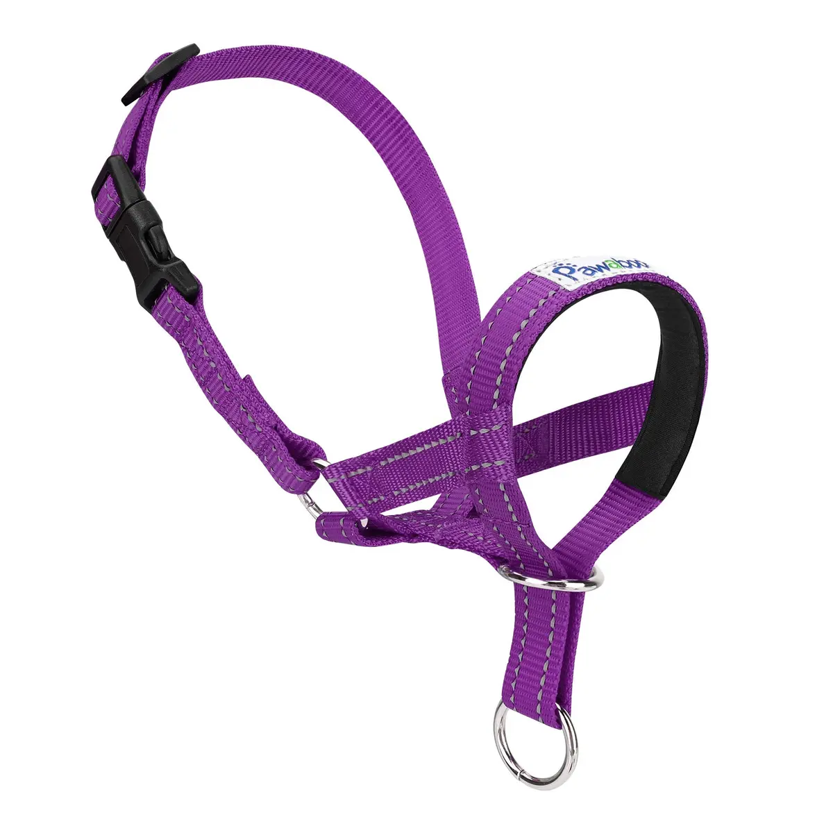 Pawaboo Dog Muzzle Head Halter Collar for Dog Nylon Reflective Adjustable | Stress-Free Control for Small Dogs - main product image
