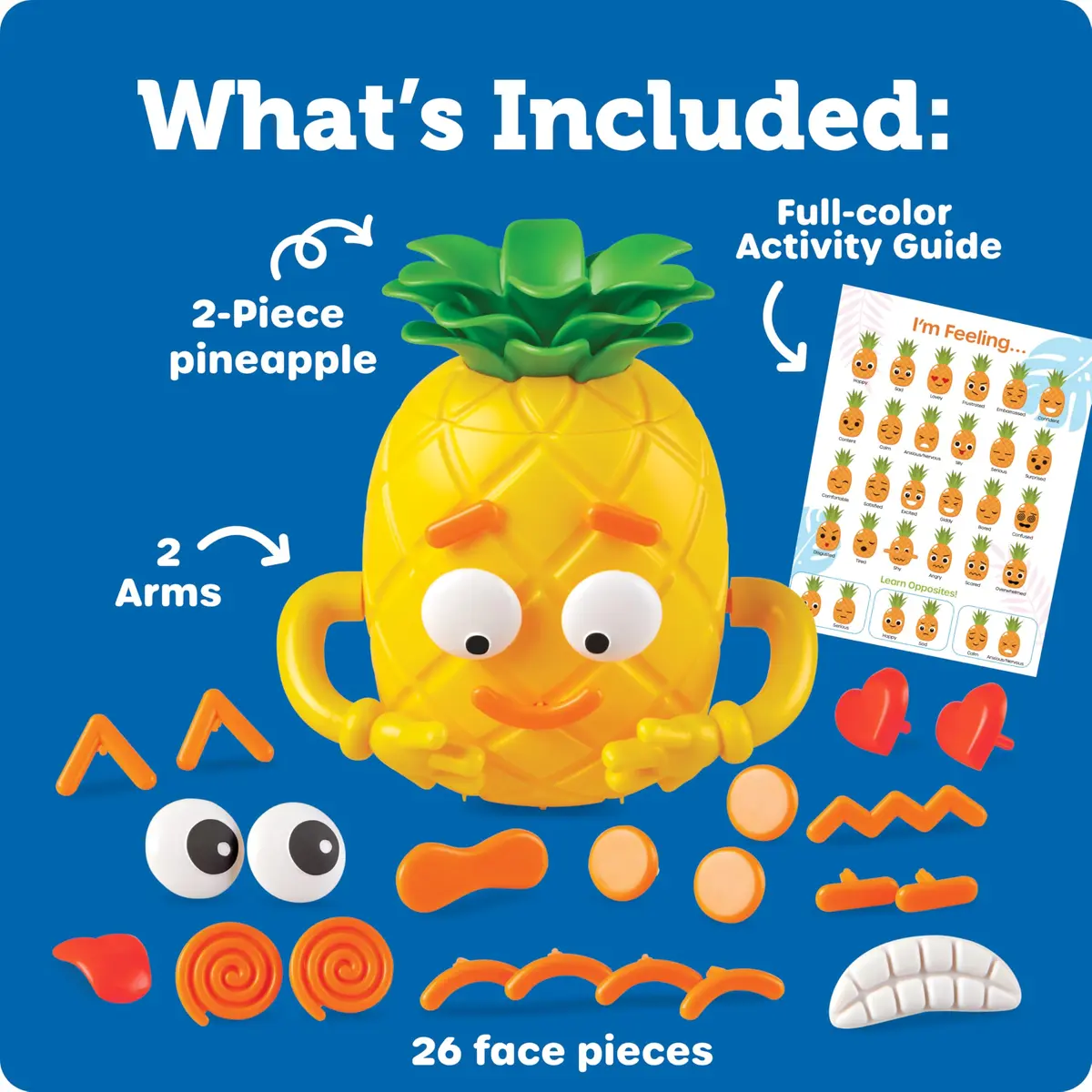Learning Resources Big Feelings Pineapple | Emotional Learning Toy for Kids - view 7