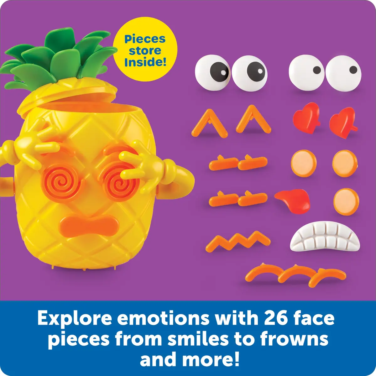 Learning Resources Big Feelings Pineapple | Emotional Learning Toy for Kids - view 3