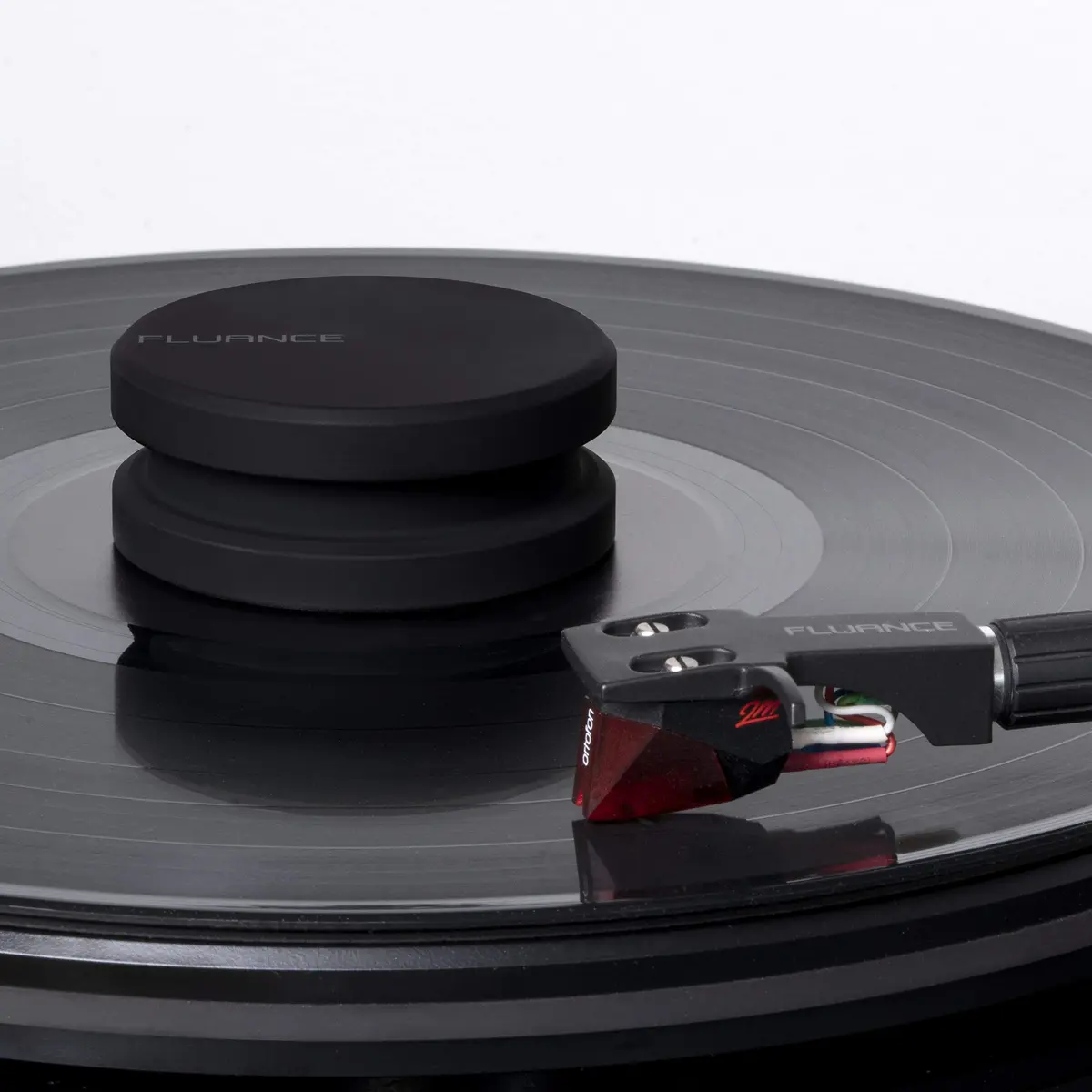 Fluance Vinyl Record Accessory Kit with Record & Stylus Anti-Static Brushes and 760g Record Weight | Complete Turntable Care - view 9