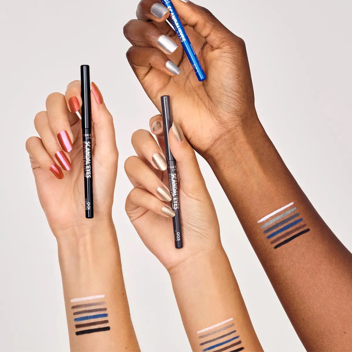 Rimmel Scandaleyes Exaggerate Eye Definer, 001 Intense Black | Waterproof, 24-Hour Smudge-Proof Eyeliner Pen - view 5